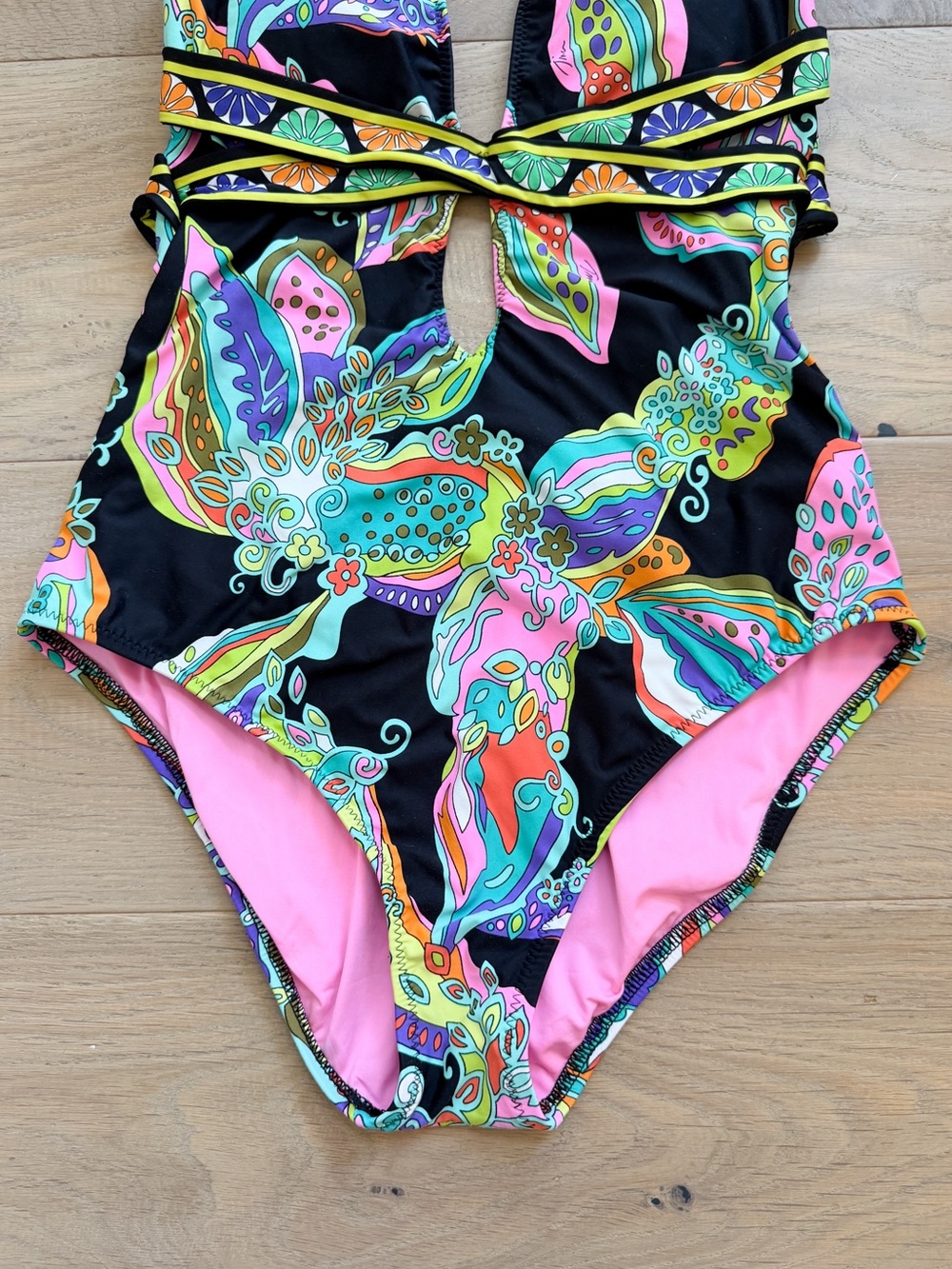 TRINA TURK • Sea Garden One Piece in Black - Picture 6 of 13